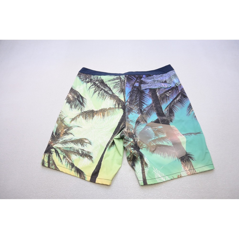 Tommy Bahama Board Shorts Mens 40 Green Palm Tree Tropical Print Relax Excellent - Picture 7 of 7
